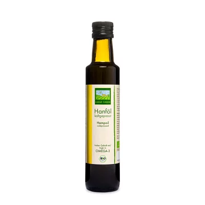 Bio Hanföl, kaltgepresst <br>250 ml