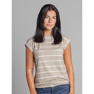 Hemp and organic cotton short-sleeved shirt